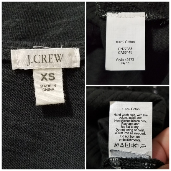 J. Crew Black Sequin Zigzag Tank Top - Picture 6 of 8